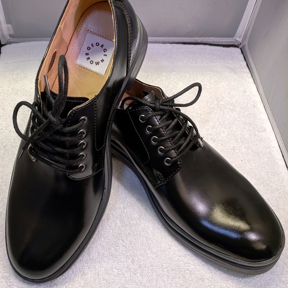 NWOB. George Brown Derby Oxford Shoes 8 M main image 5